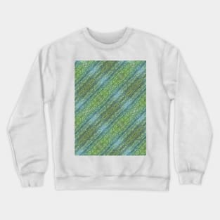 Green Veggie Skin Pattern Crewneck Sweatshirt